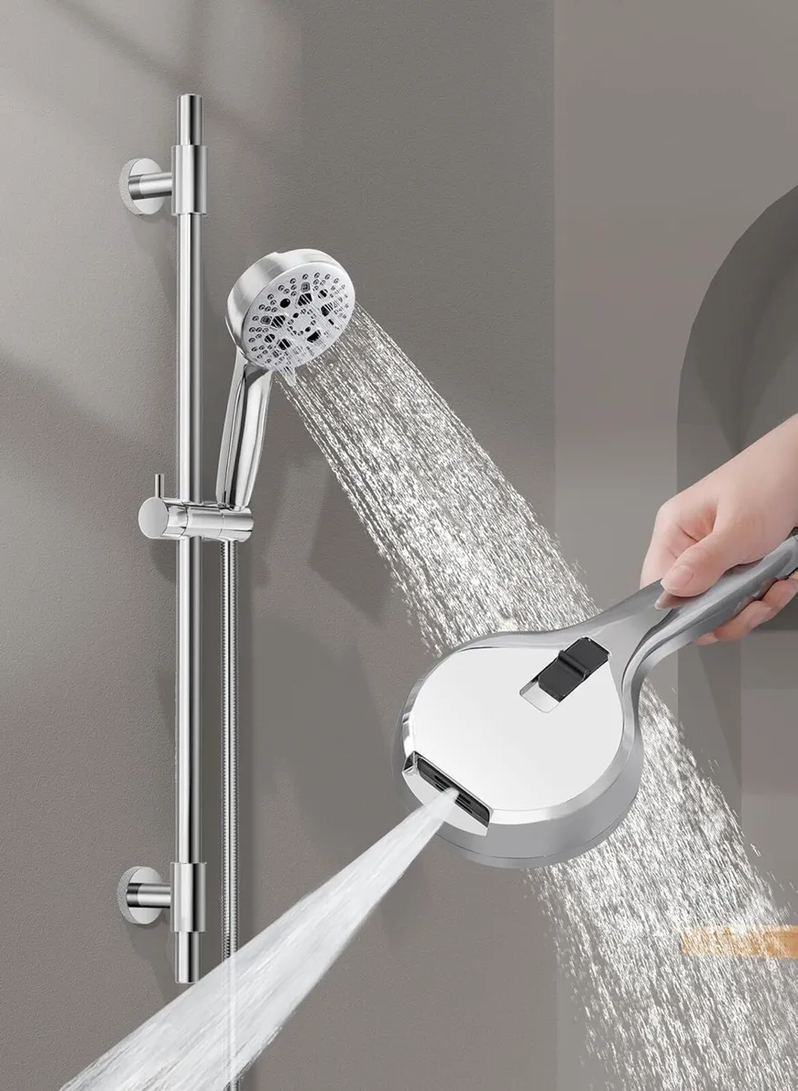 Shower Rail Set 78CM Riser Kit 9 Sprays High - Image 1