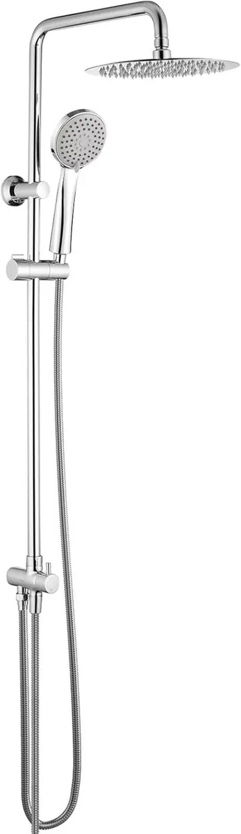 COLUMNAS-G7005 Modern Chrome Shower Riser Rail - Image 1