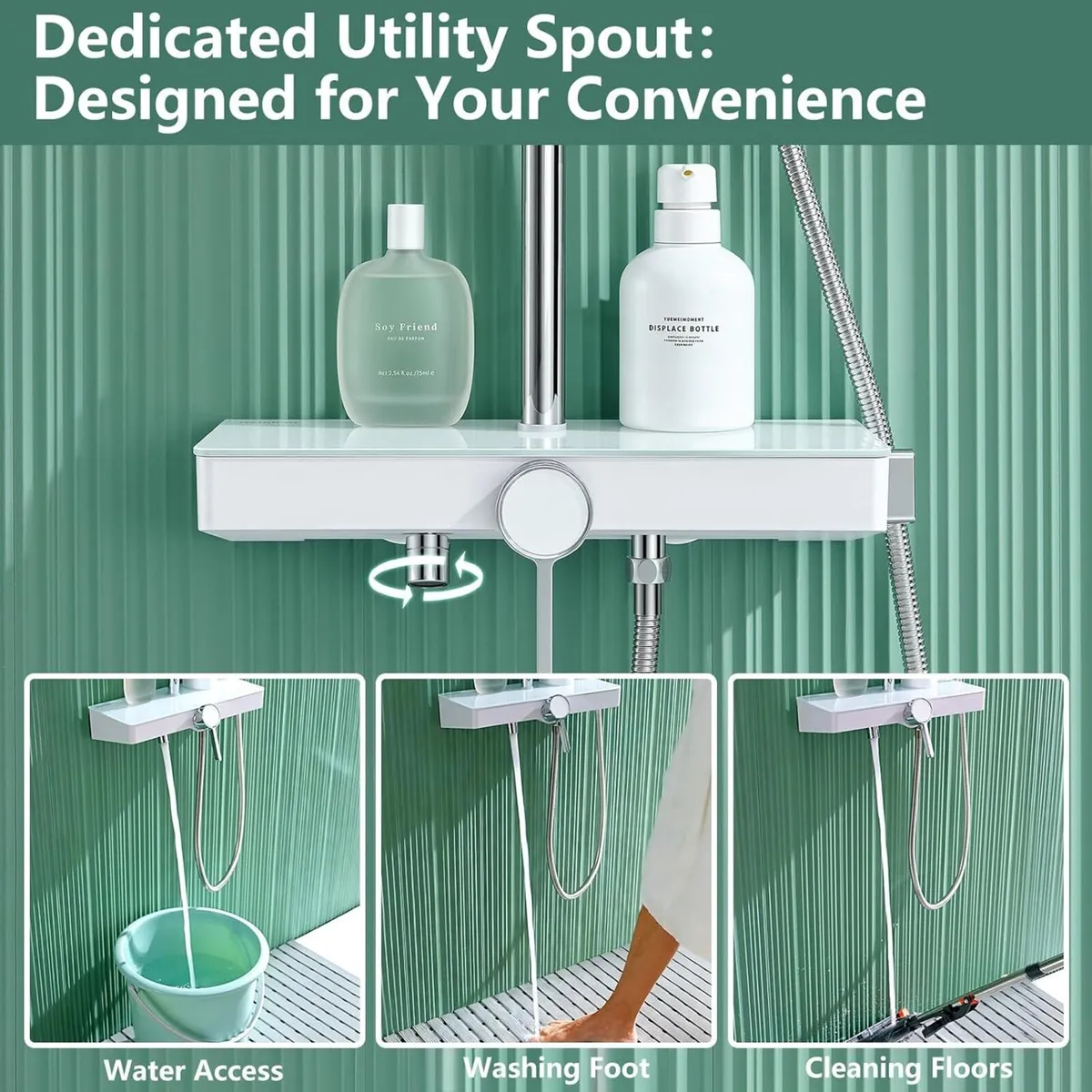 Shower System No-Thermostatic with 26cm Round - Image 4