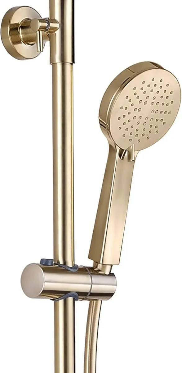 Dune SH0620 Brushed Brass Thermostatic Shower - Image 3
