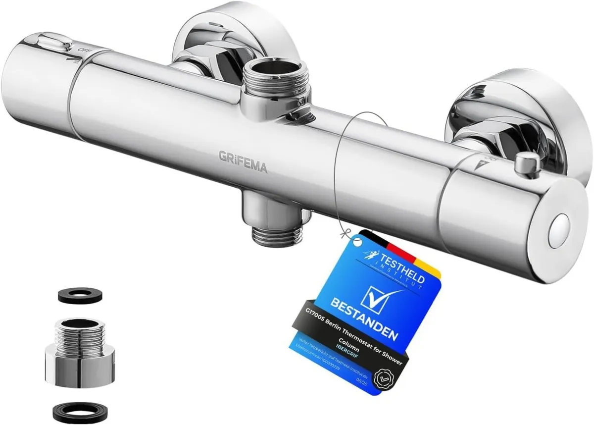 G17005 Thermostatic Shower Mixer Bar Two Outlet - Image 1