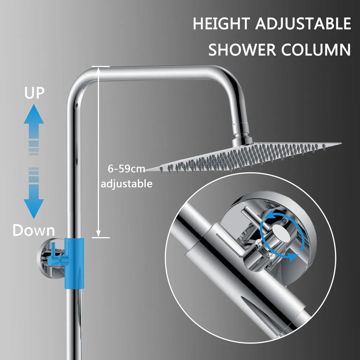 Thermostatic Bar Mixer Shower Set System - - Image 3