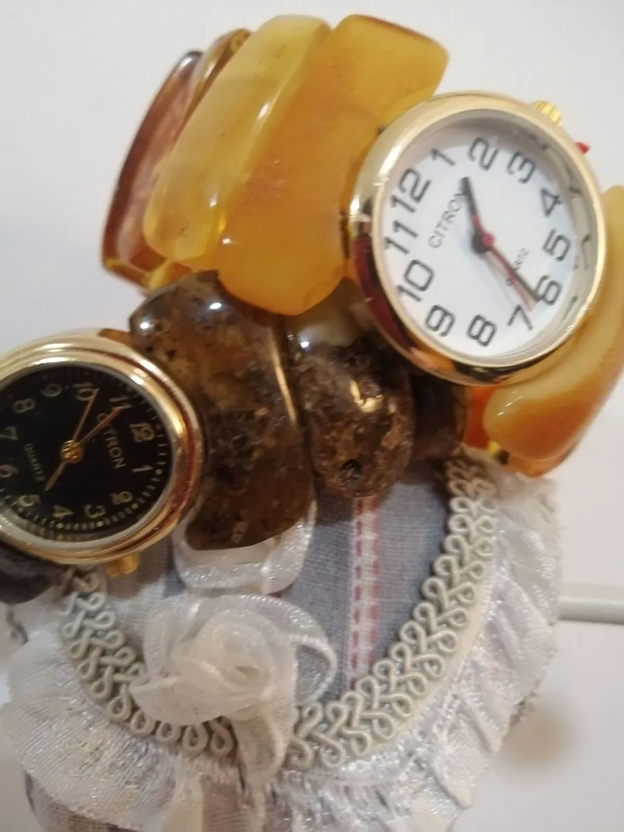 Baltic amber watches