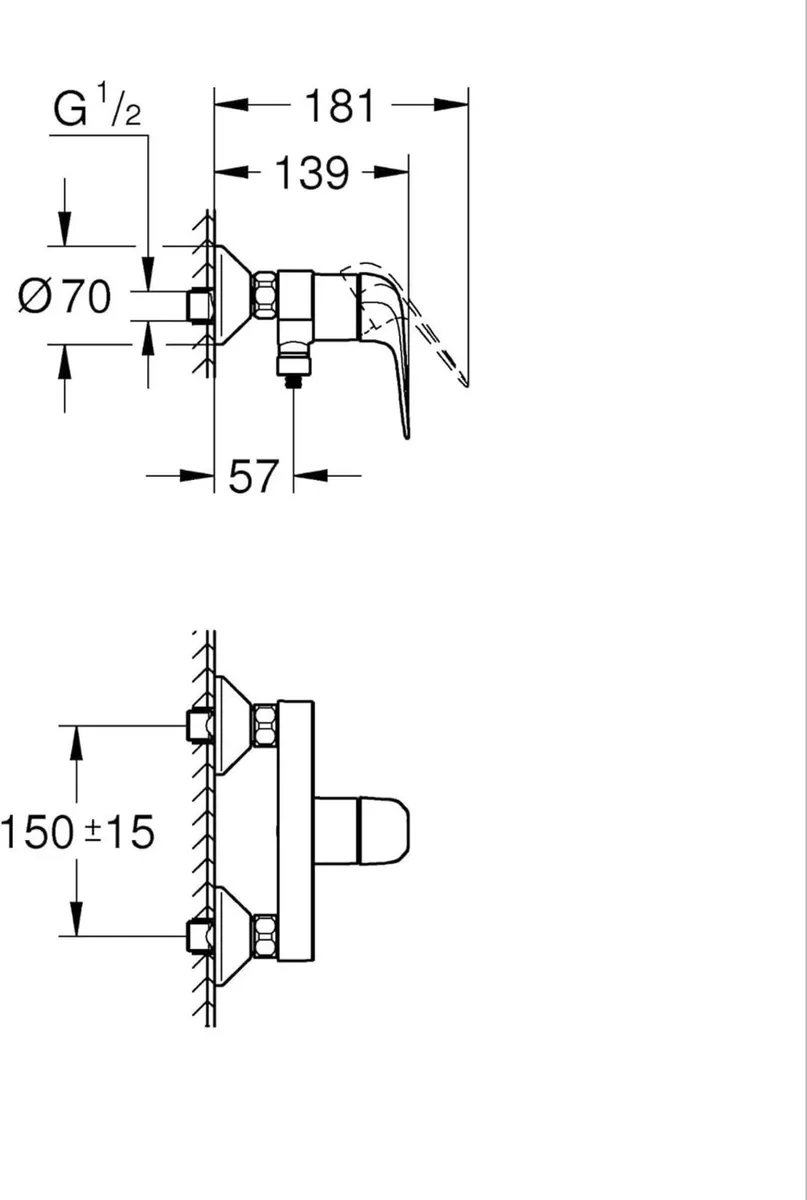 Swift QuickFix – Exposed Single-Lever Shower - Image 3