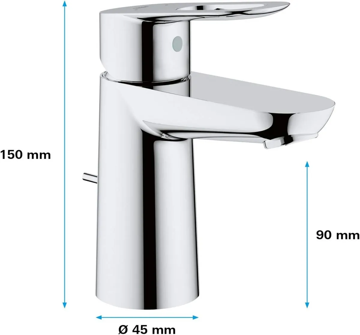 BauLoop – Single Lever Basin Mixer for Hole - Image 3