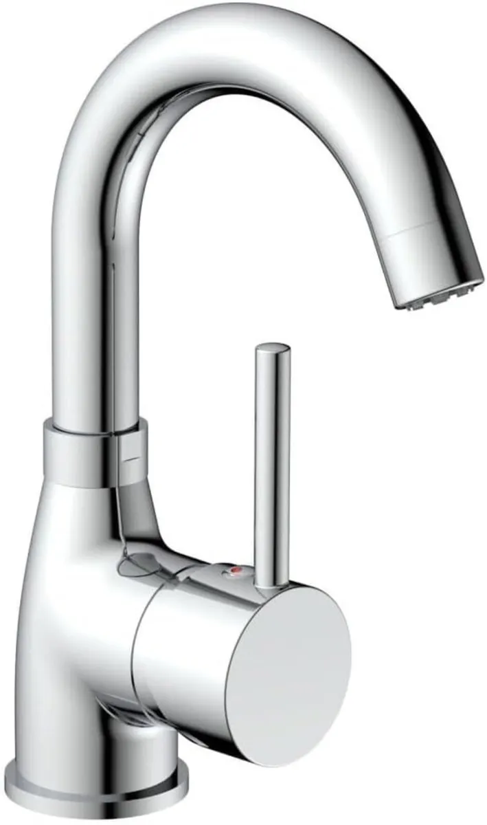 Futura NI075FUTCR-LP Washbasin Mixer Tap Low - Image 1