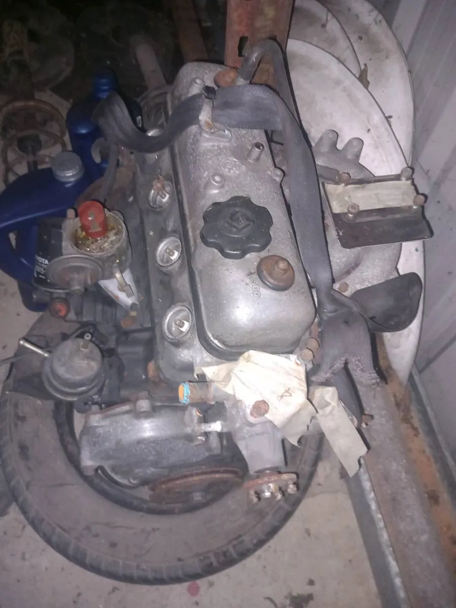 Toyota 4k engine and gear box - Image 1