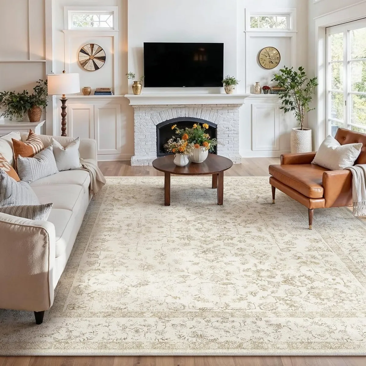 Rugs Living Room 240x300 cm Extra Large Vintage - Image 1