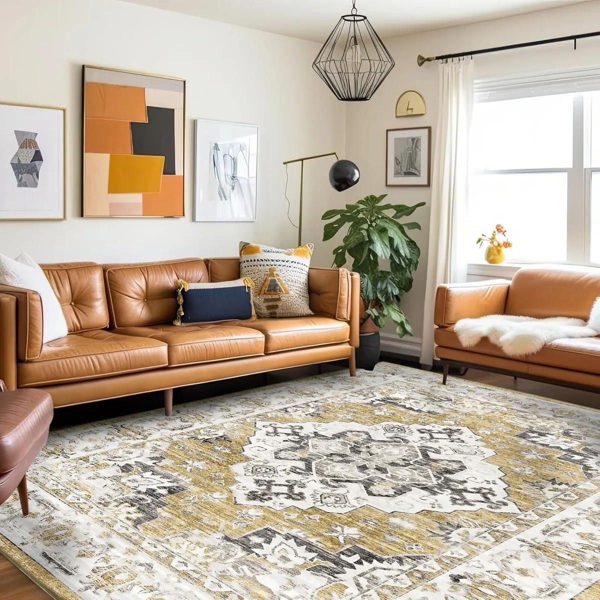 Vintage Area Rugs for Living Room - Traditional - Image 1