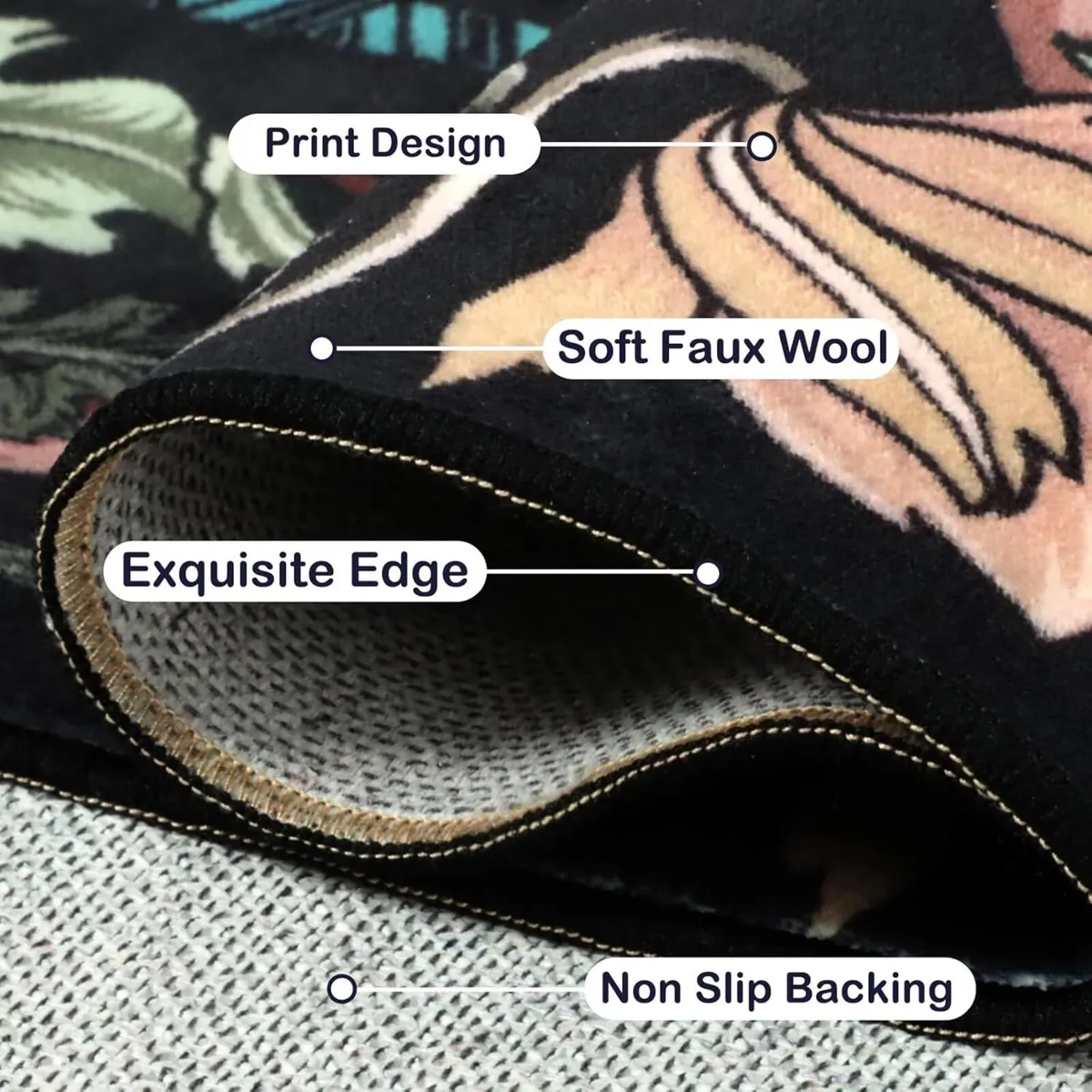 Washable Area Rugs for Living Room 160x230cm - Image 3