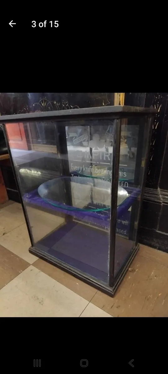 Antique Shop Display Cabinet - Image 1