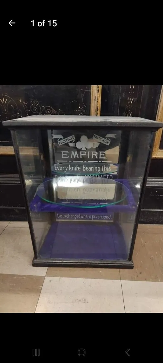 Antique Shop Display Cabinet - Image 3