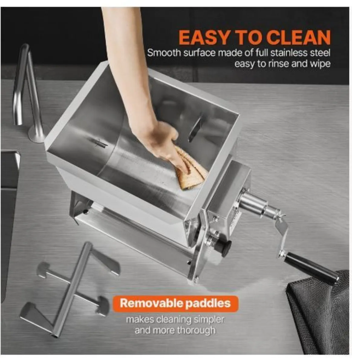 Manual Meat Mixer, 30L - Image 3