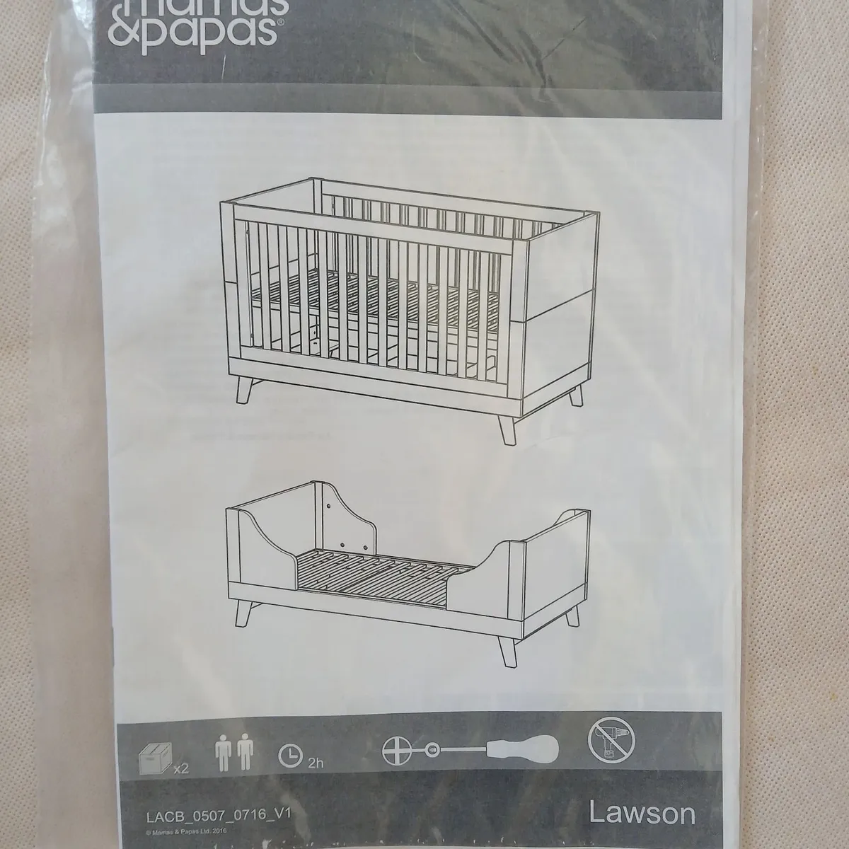Mamas&Papas Cot - Image 2