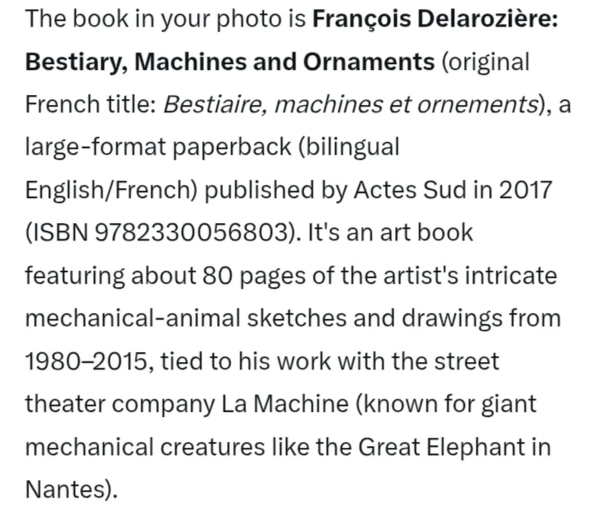 Francois Delaroziere Arts Book - Image 3