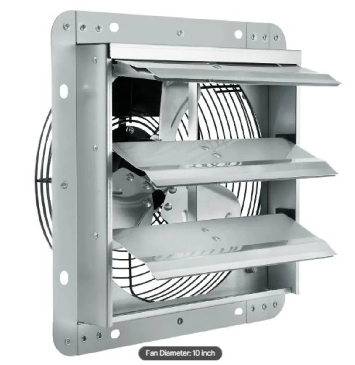 Shutter Exhaust Fan, 254 mm High-speed 1400RPM - Image 1