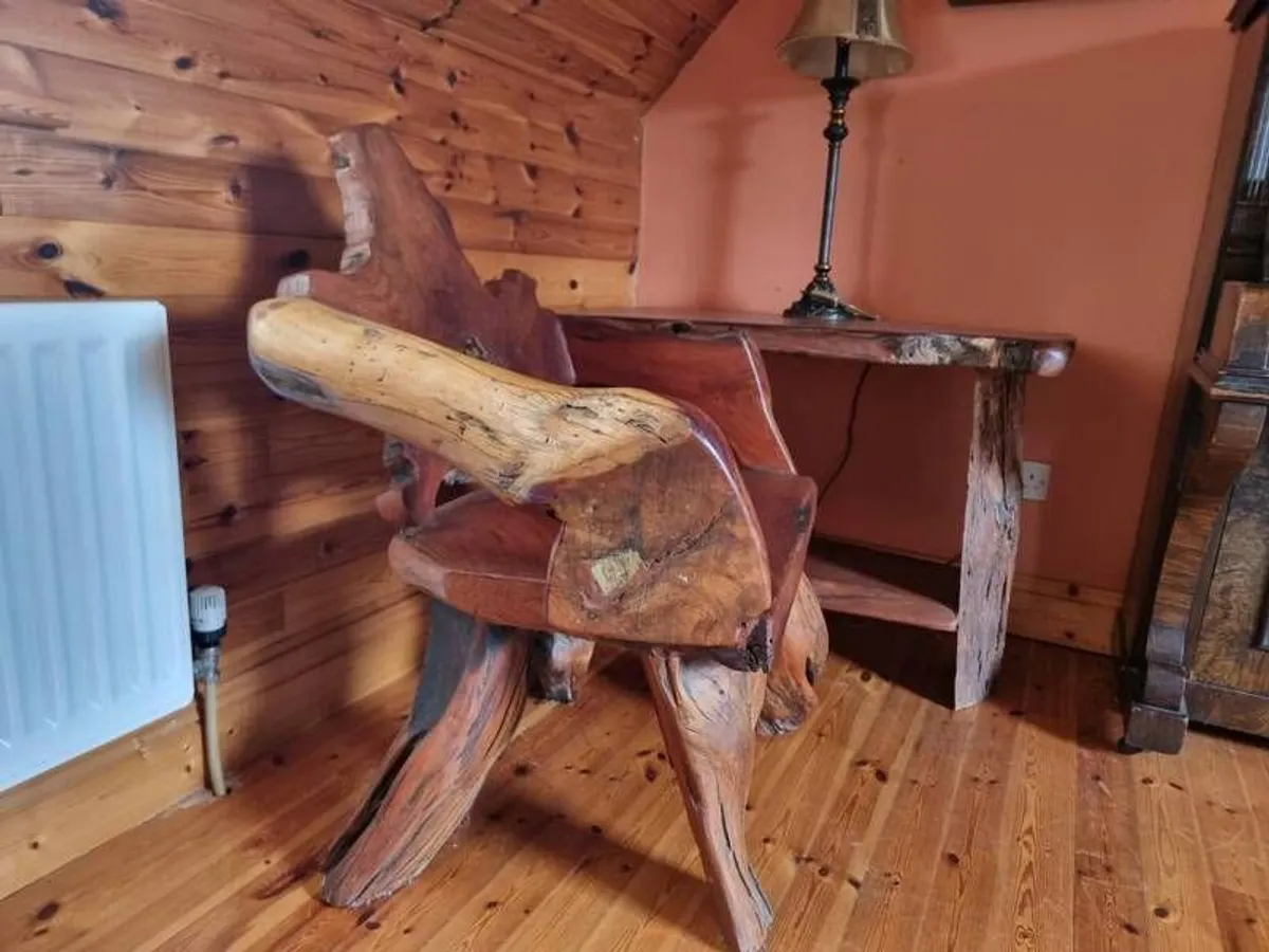 Bespoke Timber Desk & Chair - Image 2