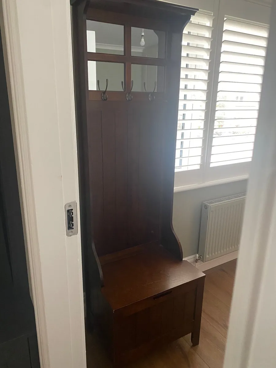 Furniture, hall stand. - Image 3
