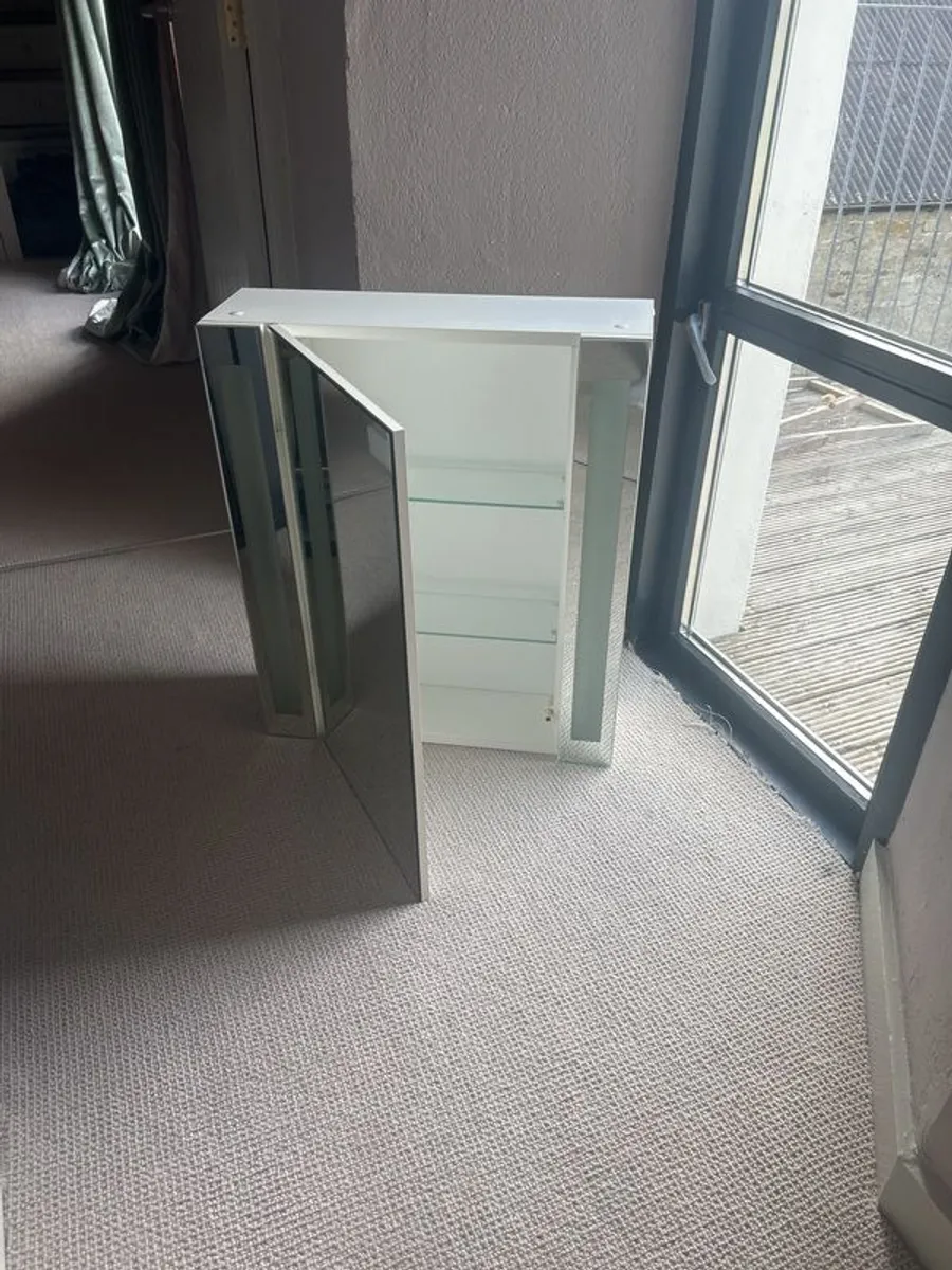 bathroom cabinet and mirror - Image 2