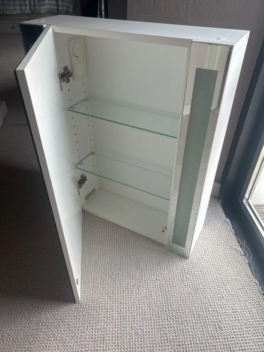 bathroom cabinet and mirror - Image 3