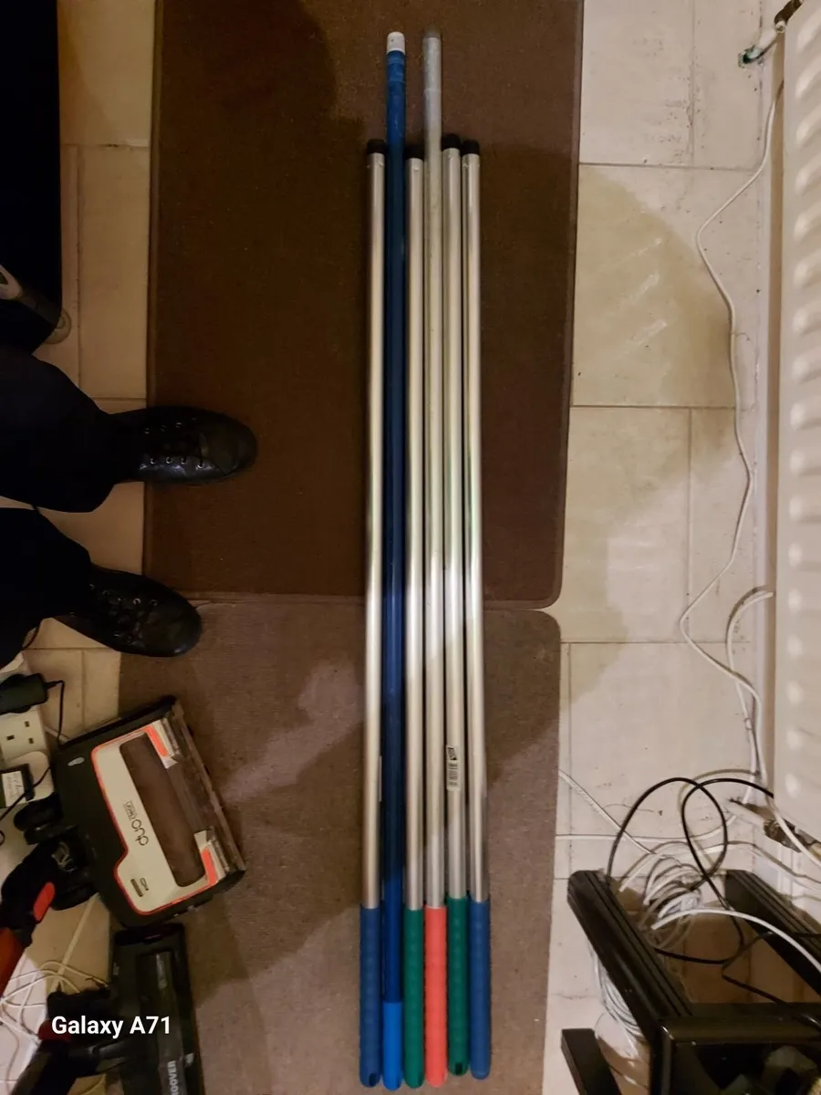 6 Brush Head, Paint Roller Handles-Extender Poles - Image 1