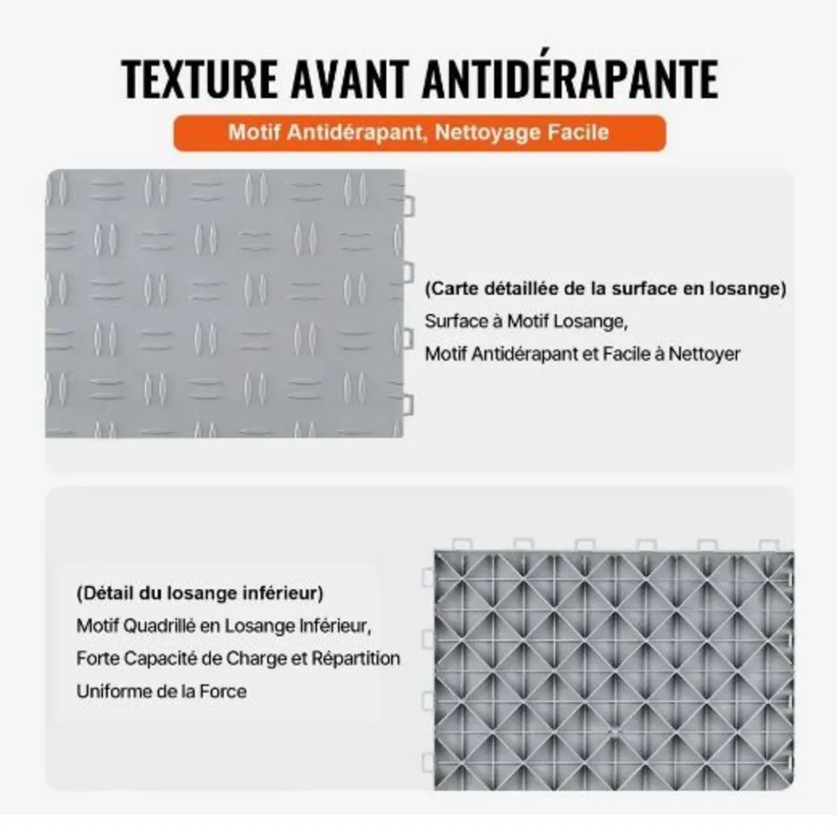 Garage Tiles Interlocking, 12 x 12 x 0.53 inch - Image 1