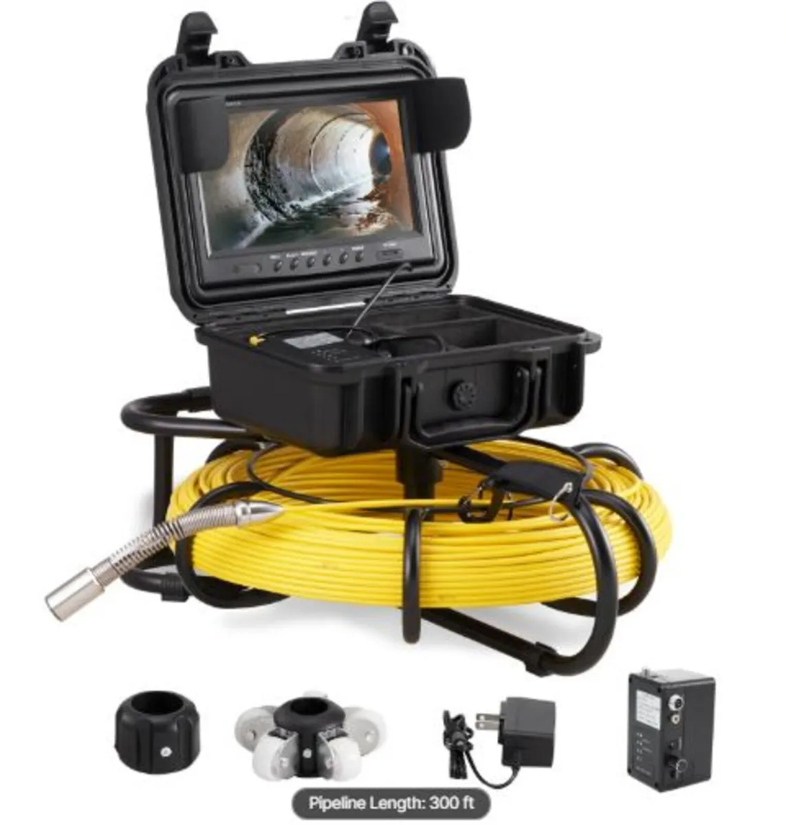 Sewer Camera Pipe Inspection Camera 22.9 cm 720p - Image 1