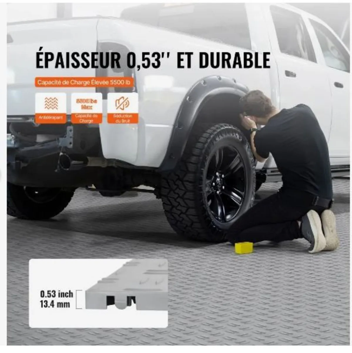 Garage Tiles Interlocking, 12 x 12 x 0.53 inch - Image 2