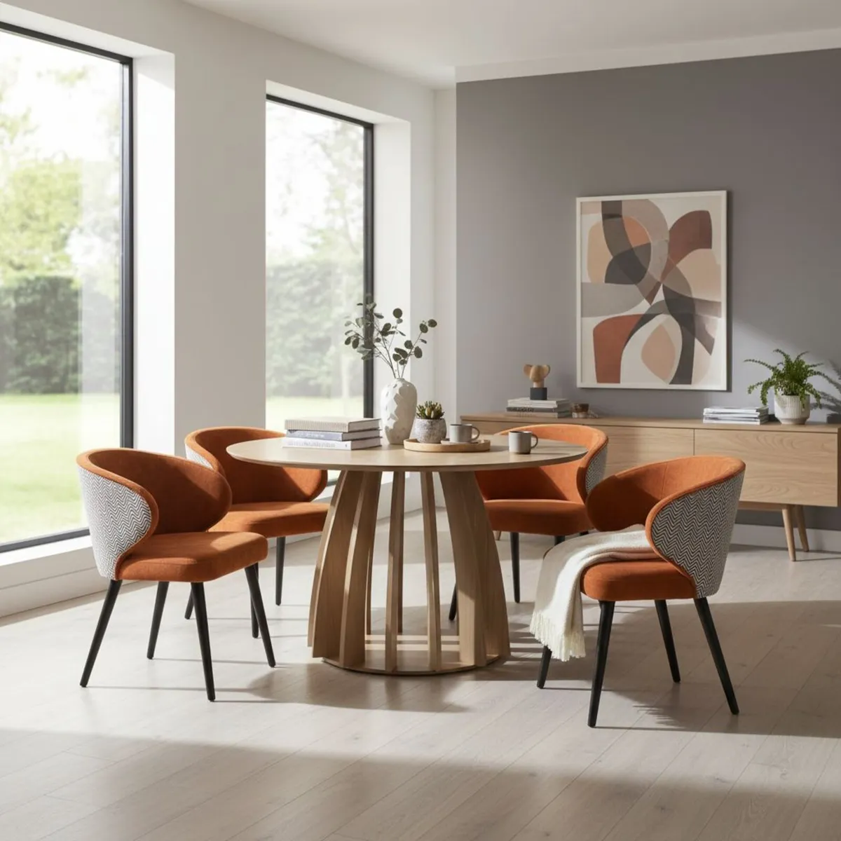 The Aurora Modern Round Dining Table - Image 4
