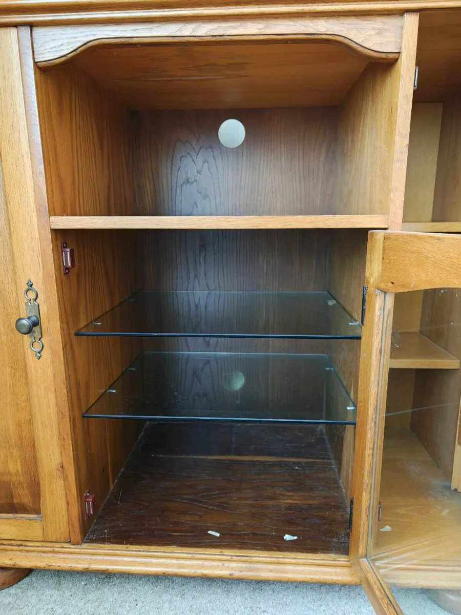 Solid Wood TV / Media Cabinet with CD Storage - Image 3