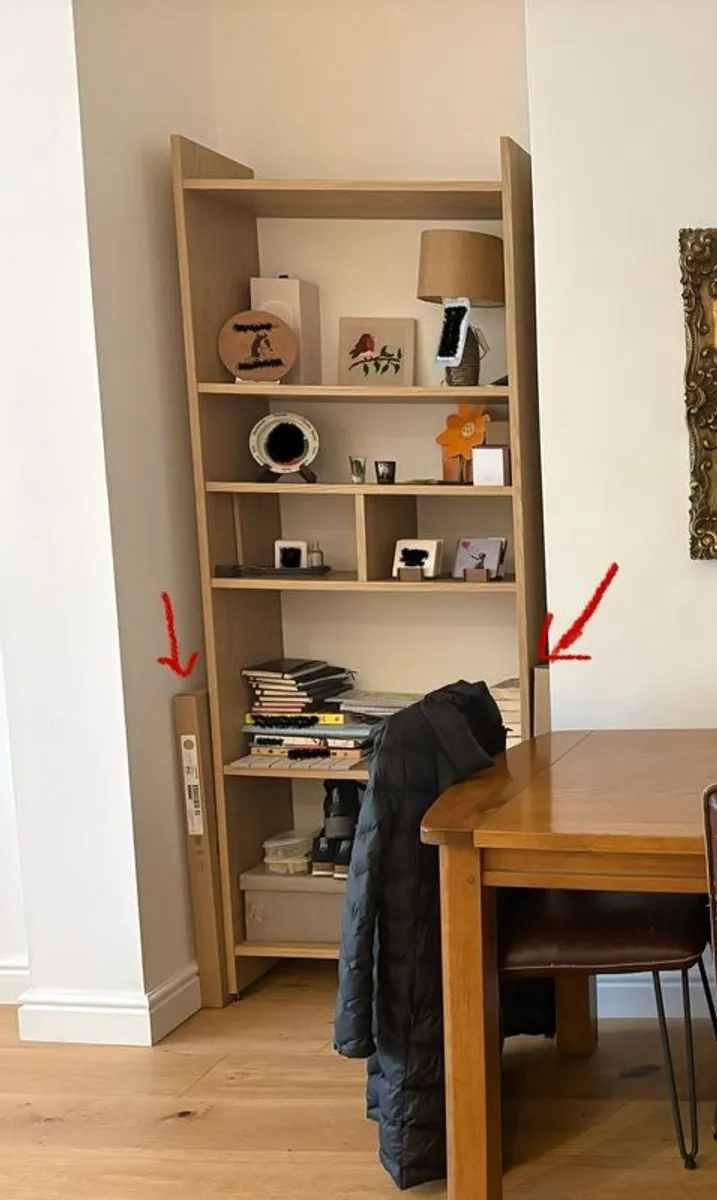 Large Oak Shelving - Image 3