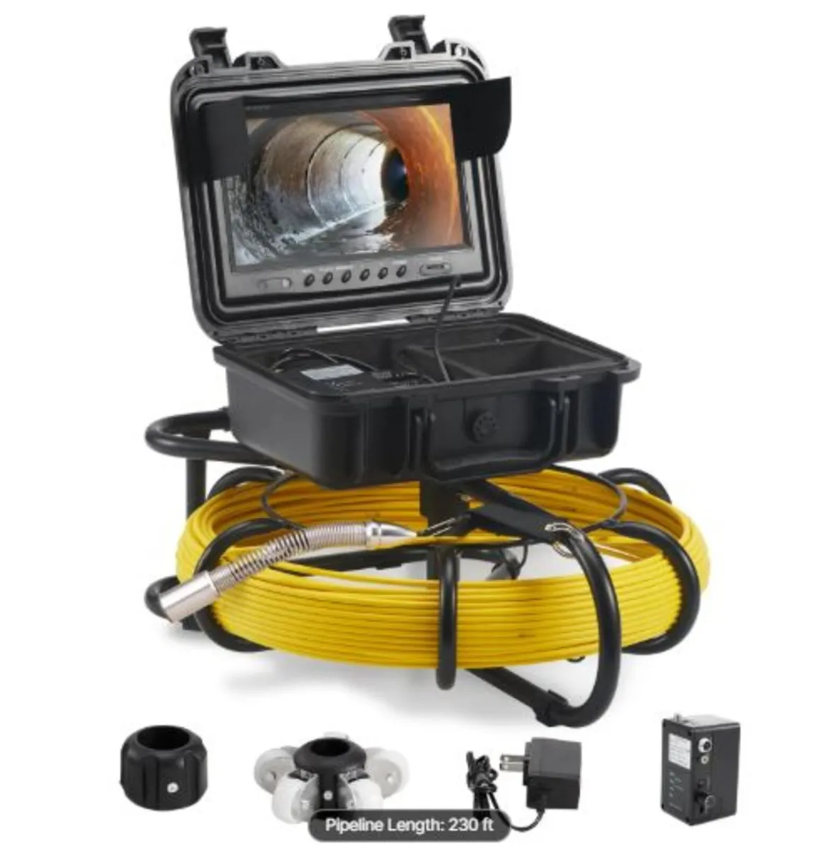Sewer Camera Pipe Inspection Camera 22.9 cm 720p - Image 1