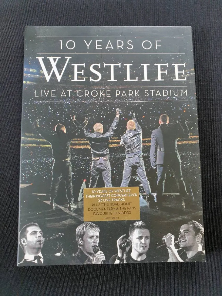 10 Years of Westlife DVD Live at Croke Park - Image 1