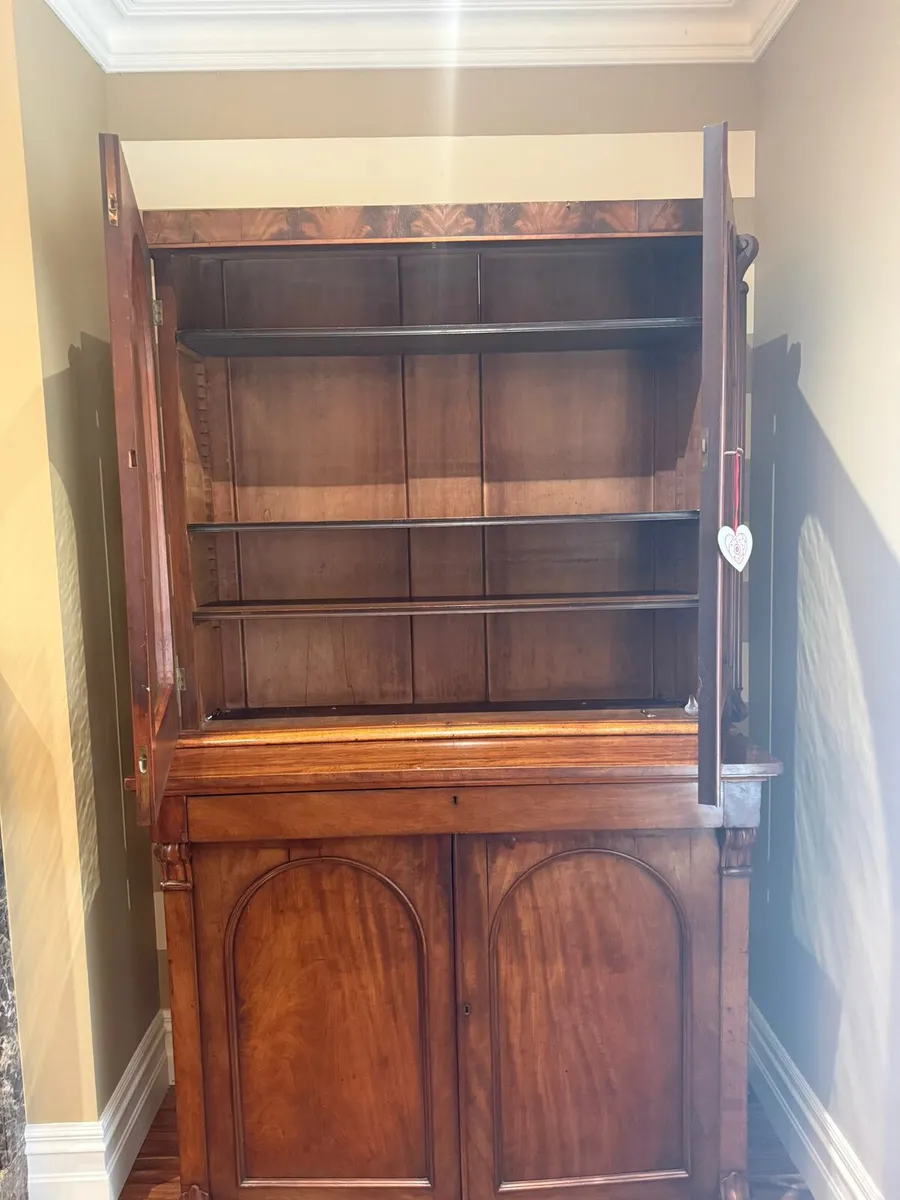 Victorian Bookcase Cupboard  / Drinks Cabinet - Image 4