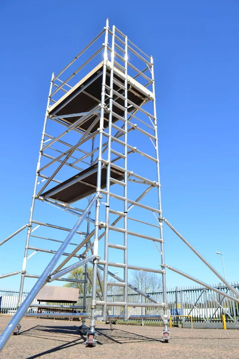 6M Alloy Scaffold Tower, Strong, Safe, In Stock - Image 1