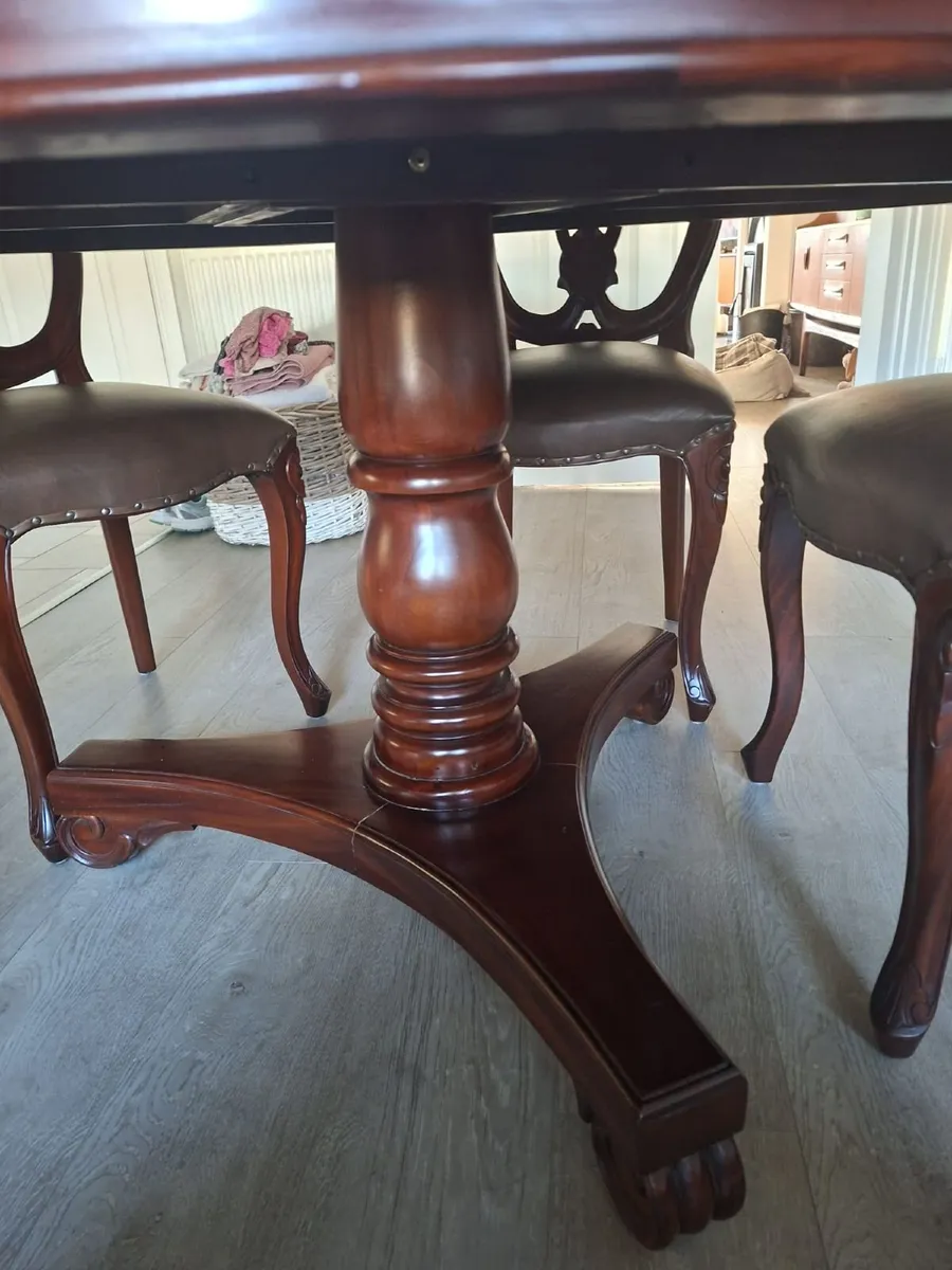 Mahogany Table and Chairs for Sale - Quick Sale - Image 3