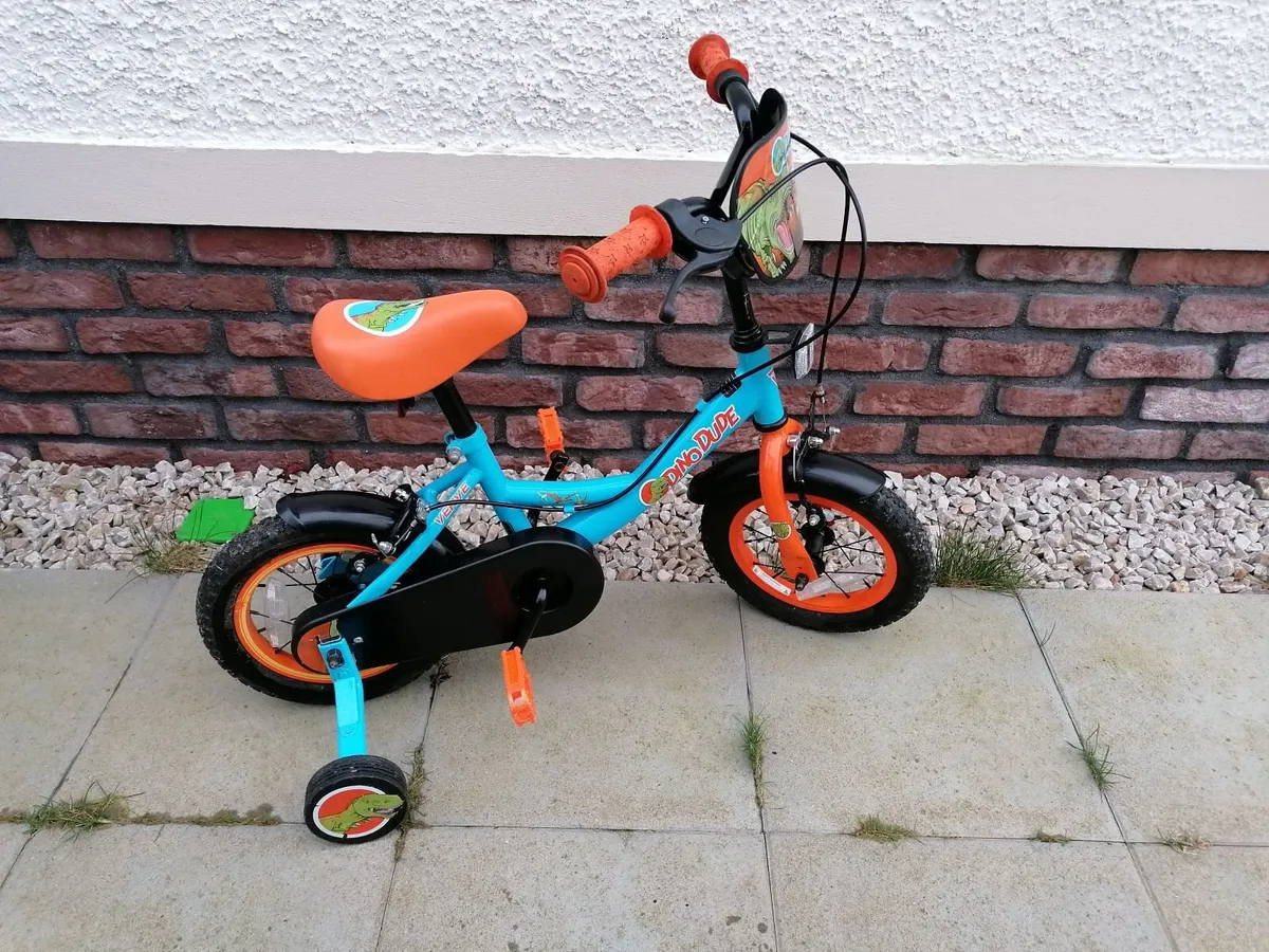12 inch Kids Bicycle - Dino Dude