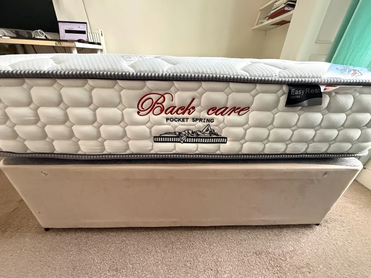 Small double Bed and mattress - Image 2