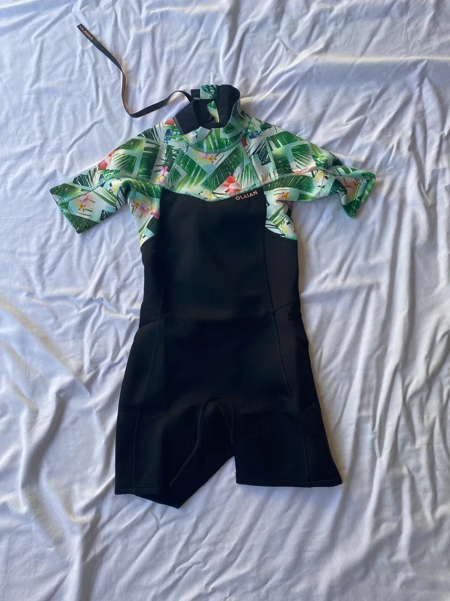 Kids Shorty Neoprene Wetsuit 12-13yrs - Image 1