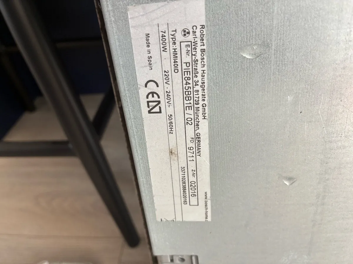 80cm Bosch induction hob - Image 3