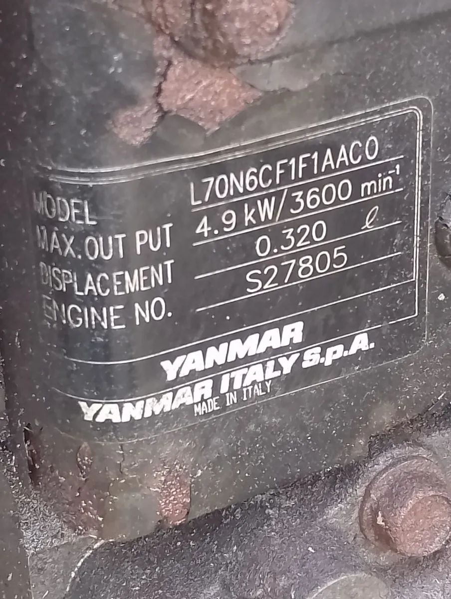 Yanmar L70 diesel engine 4.9Kw - Image 4