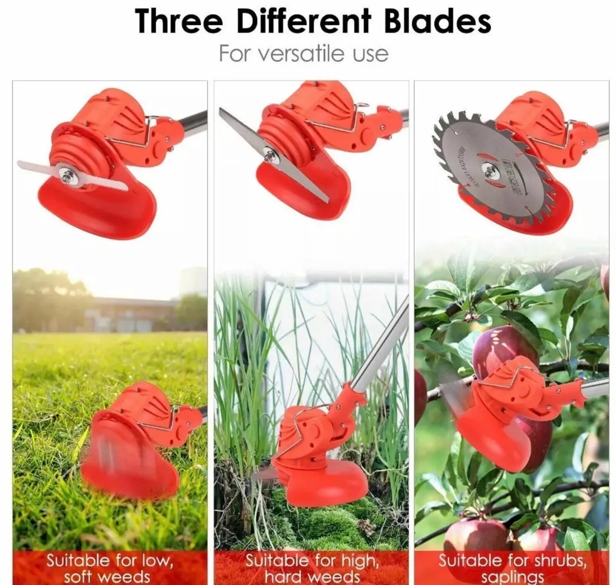 NEW 21V Cordless Strimmer & 2 Batteries - Image 4