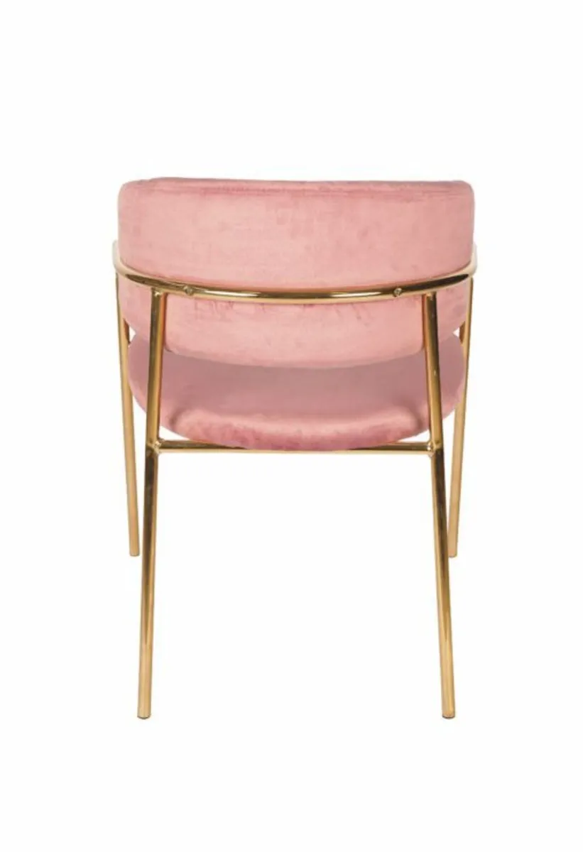 Azure Glam Velvet Chair - Image 2