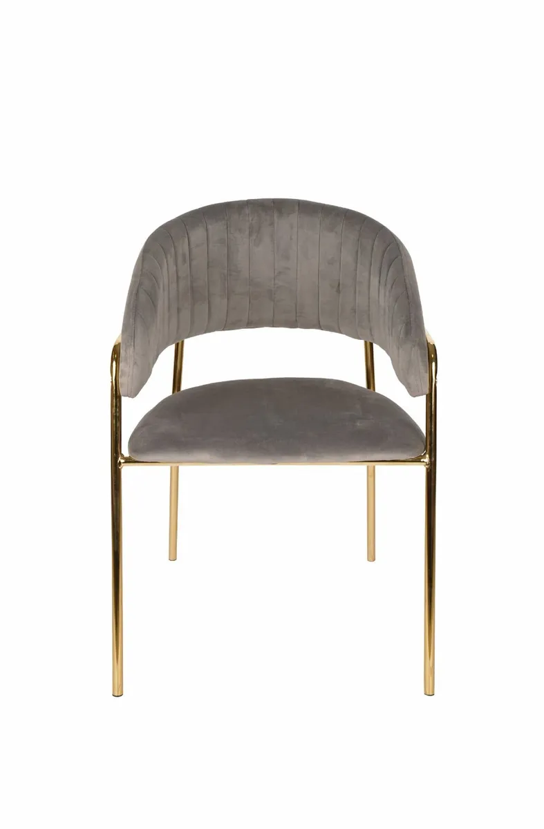 Azure Glam Velvet Chair - Image 3