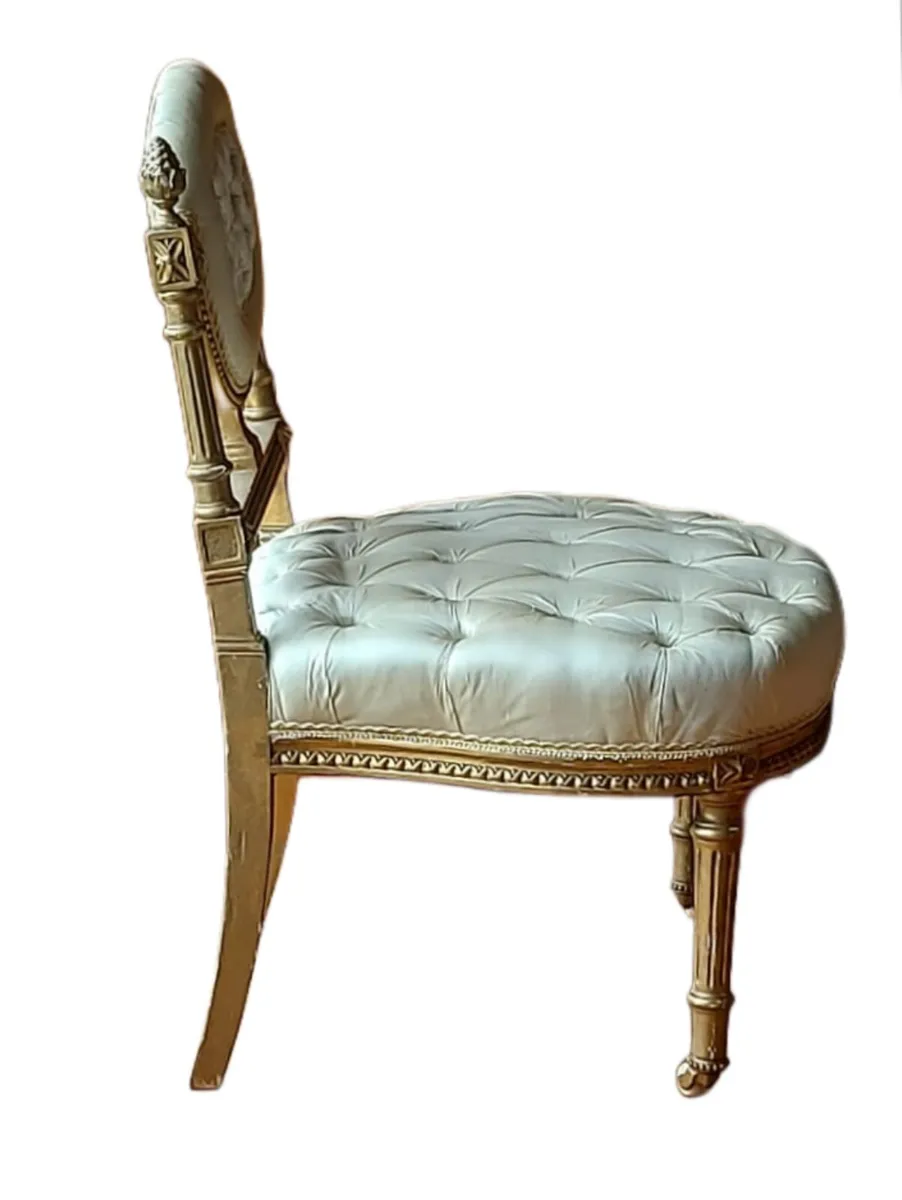 📍 CLEARANCE: PAIR of Louis XVI petite chairs - Image 4