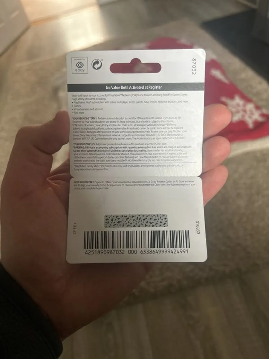 Playstation Gift Card - Image 2