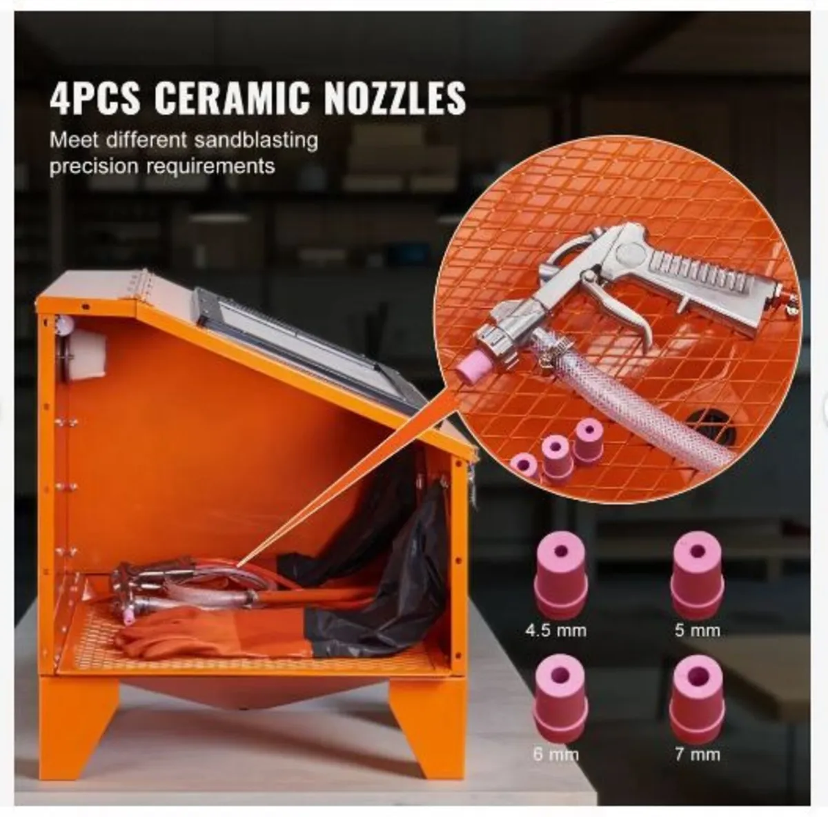 151.4 L Sandblasting Cabinet Benchtop Cabinet - Image 4