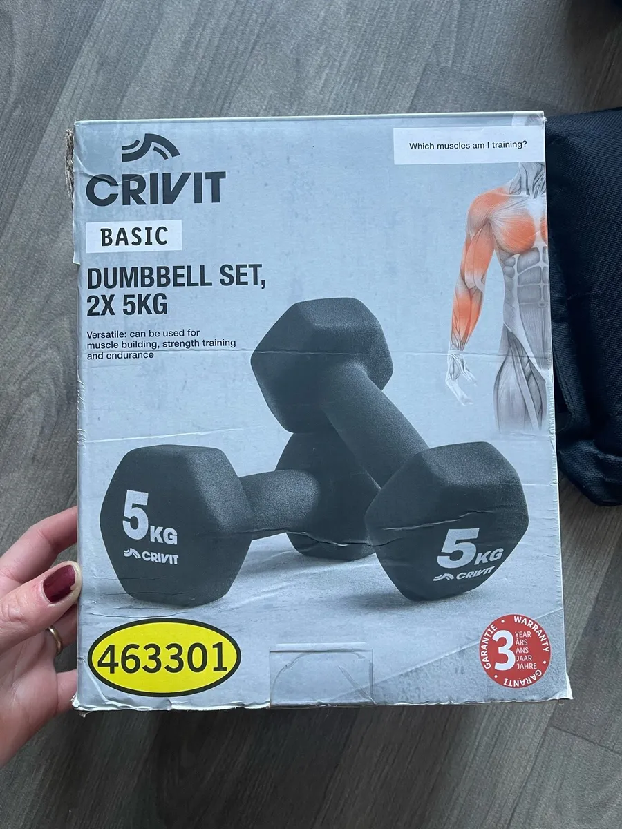 Dumbbell and ankle weighs set - Image 2
