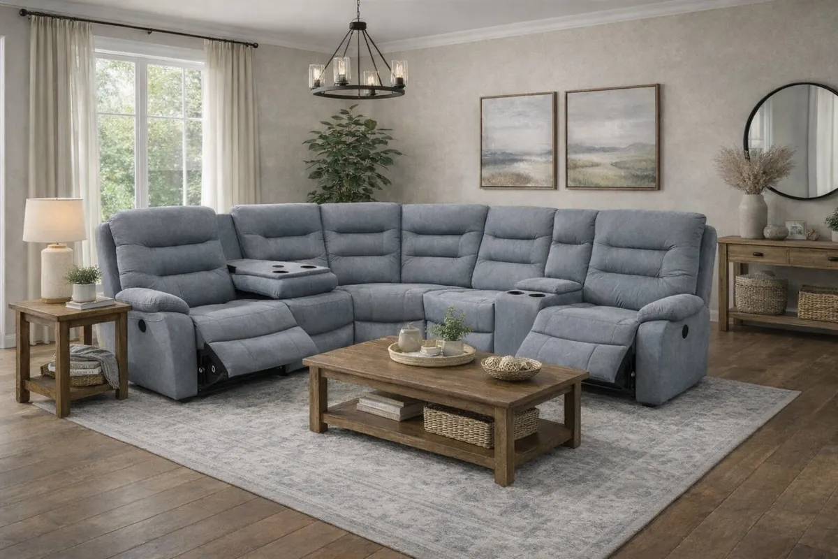 New Zenia Sofa Sets Full Electrical - Image 1