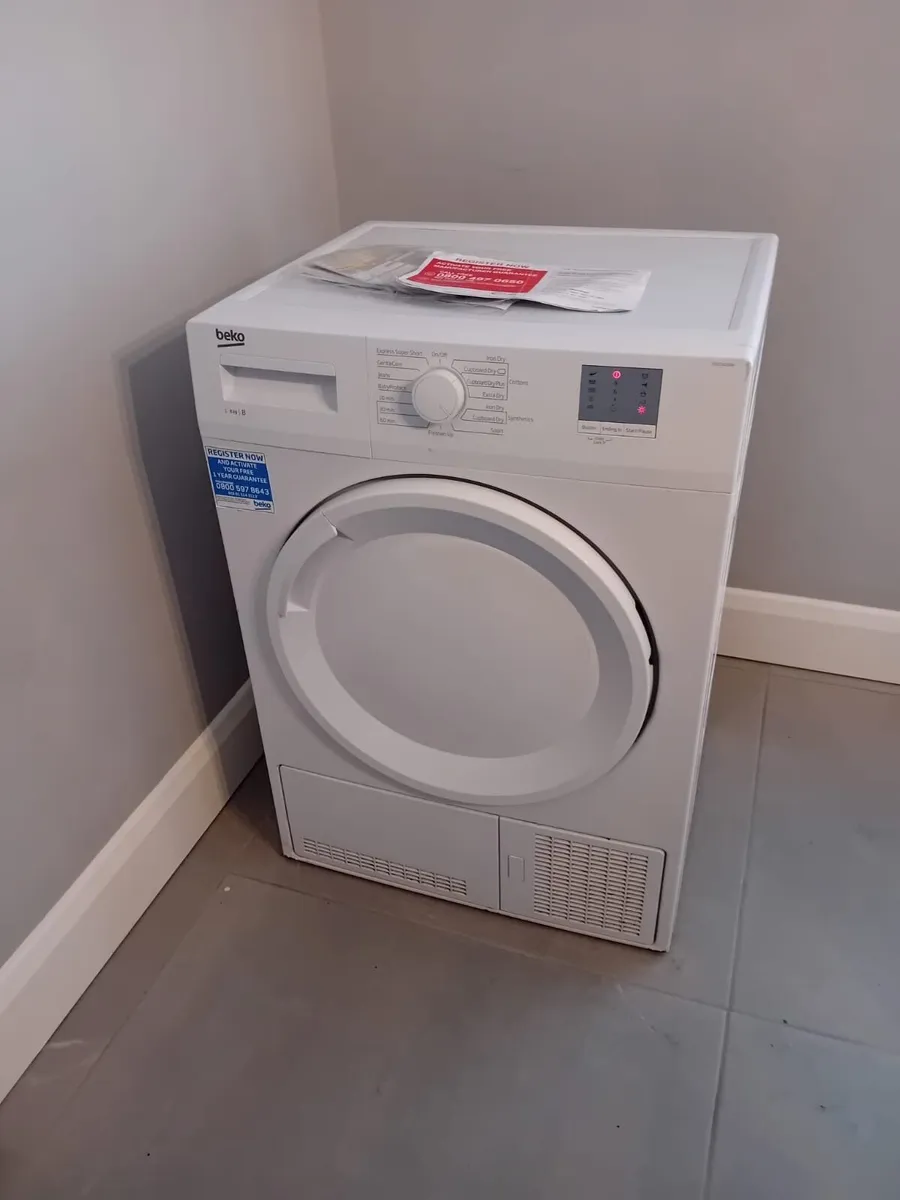 Beko 8kg condenser tumble dryer - Image 1